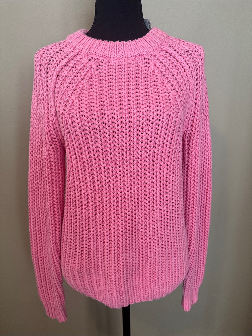Tommy Bahama Bubblegum Pink Chunky Crewneck Sweater